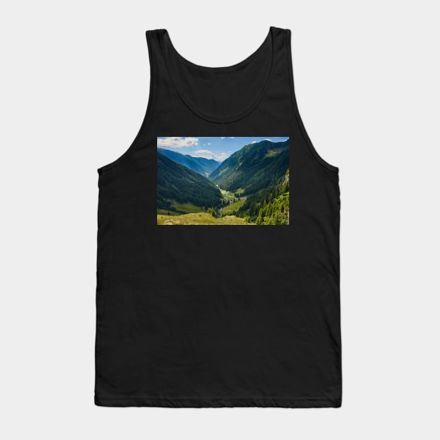 Mountain valley in a summer day Tank Top by naturalis